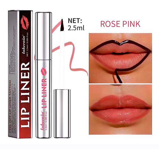 Water proof lip liner peel off